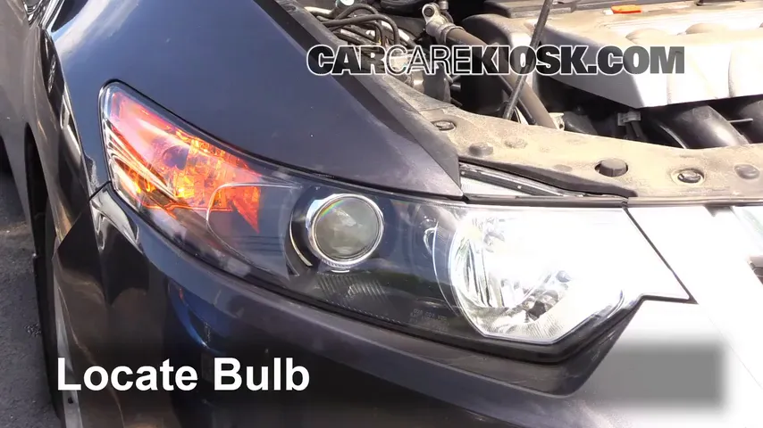 2009 Acura TSX 2.4L 4 Cyl. Lights Highbeam (replace bulb)